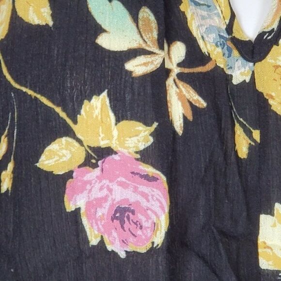 JANUARY 7 Women's Floral Printed Jumpsuit Romper Shorts Multicolor Size Large‎ - Picture 4 of 4